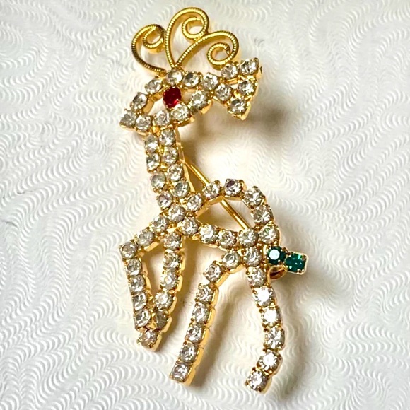Hobe’ Jewelry - Hobe Reindeer Brooch, Vintage